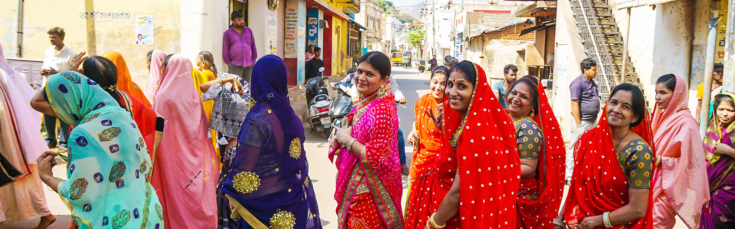 Bengali women in saree