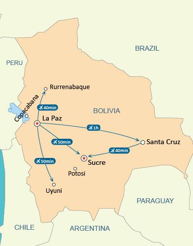 Bolivia Map