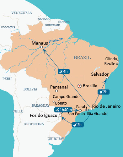mapa tours brasil