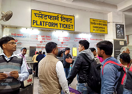 Buy Train Tickets in Delhi Station