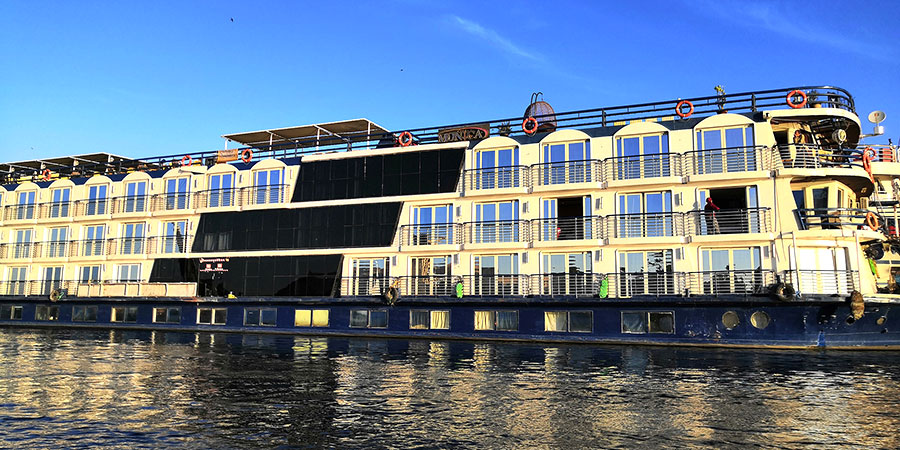 Cruise Ship on the Nile River