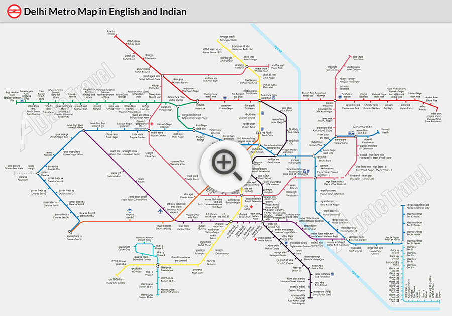 Latest Metro Map Delhi Pdf Delhi Metro Map – Bilingual Maps For Download