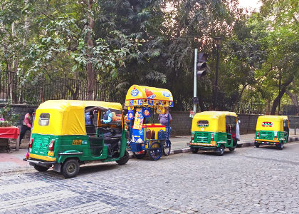 E-rickshaw in Delhi