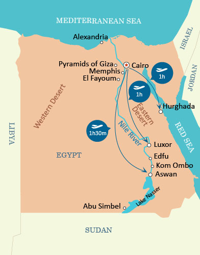 Egypt Country Map