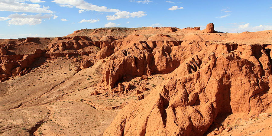 Flaming cliffs