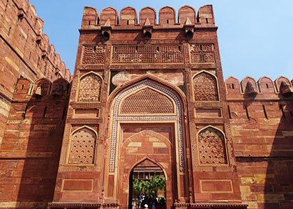 The Gate of Agra Fort