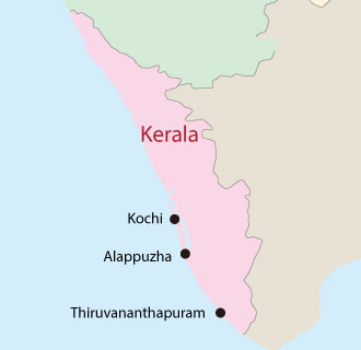 Kerala Map Kerala Map
