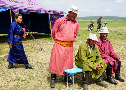 Local nomadic people