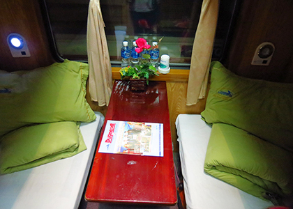 Soft Sleeper Lower Berths on Reunification Express