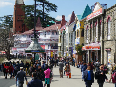The Main Road in Shimla
