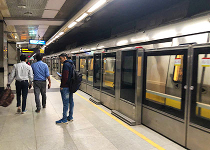 Metro in New Delhi