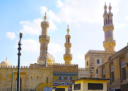 Minarets of Al Azhar Mosque, Cairo