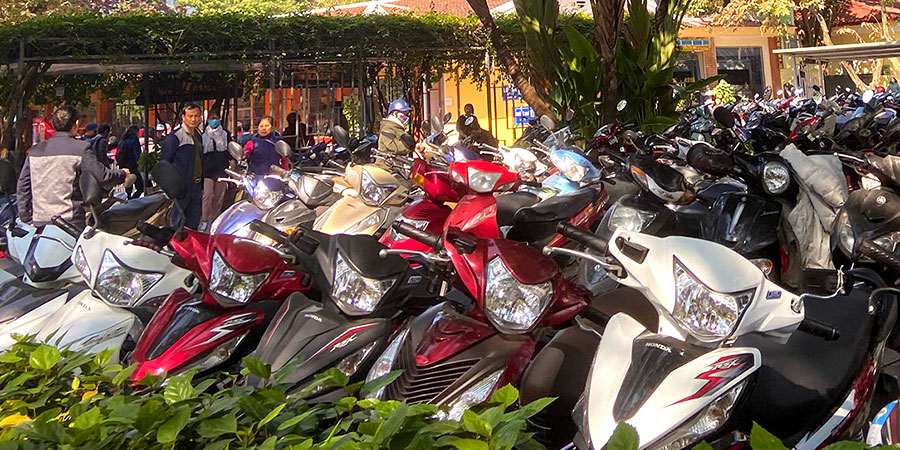 Motorbikes in Vietnam