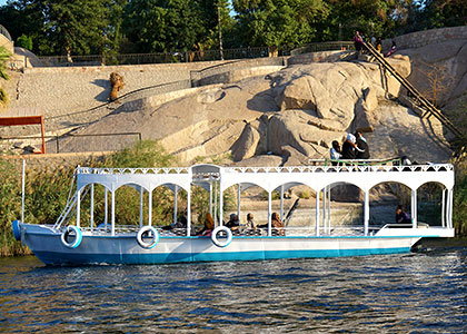 Motorboat in Egypt