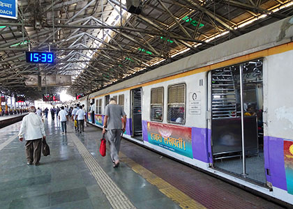 Mumbai Train Station