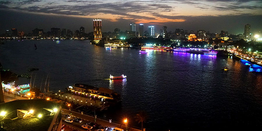 Nightview of Cairo
