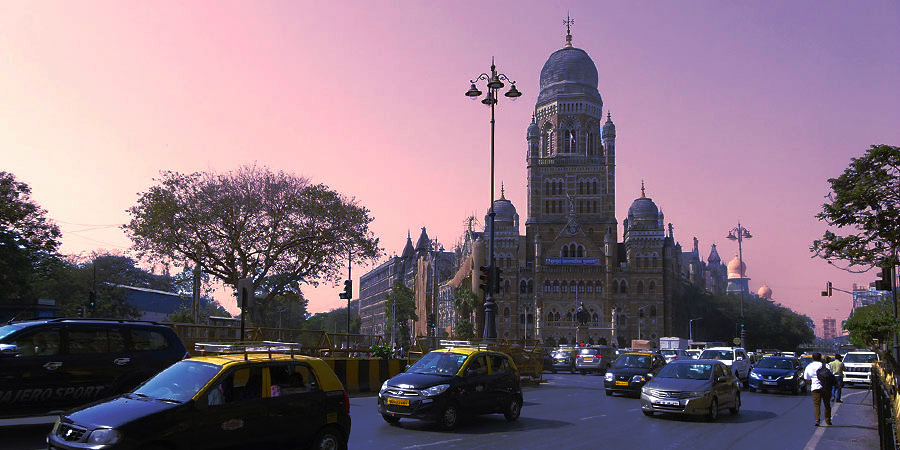 Nightview of Mumbai Street