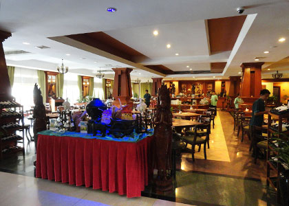Restaurant in Cambodian Hotel