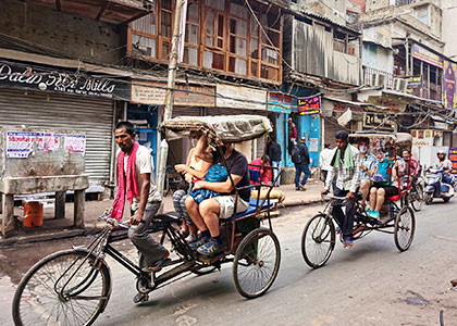 Rickshaw in Chandni Chowk