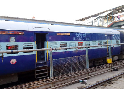 Second Class Train, India