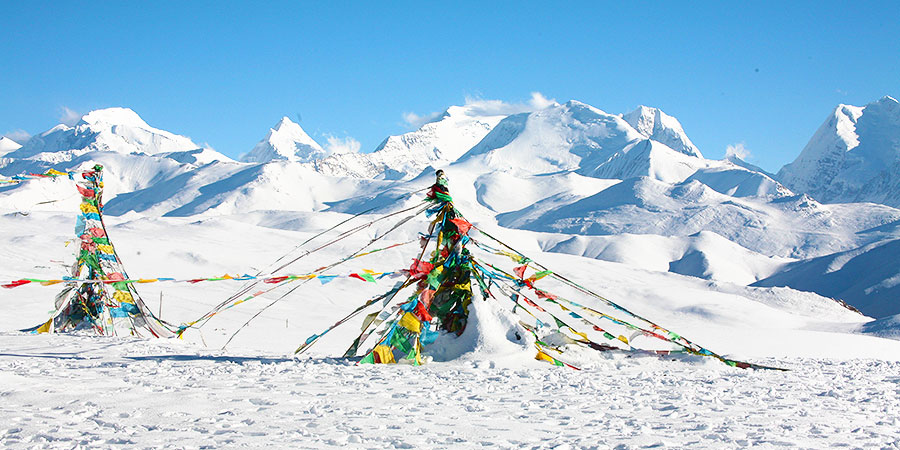 Snow-capped Mountains, Nepal