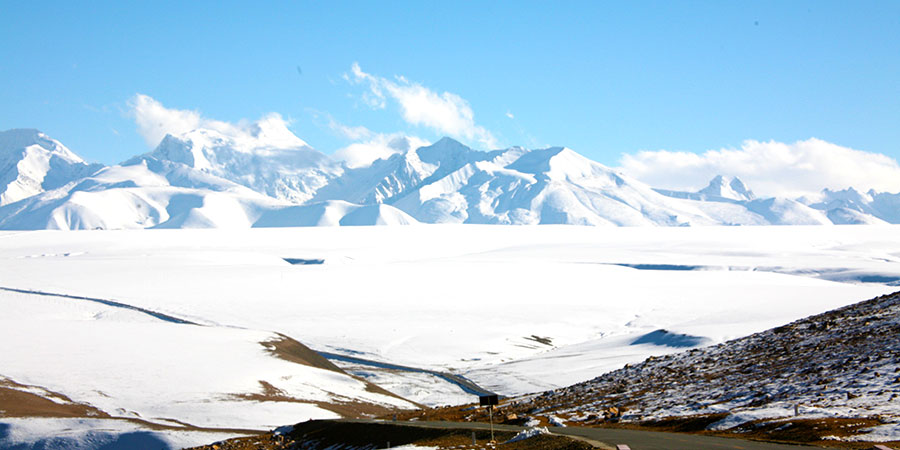 Snow-covered Himalayas