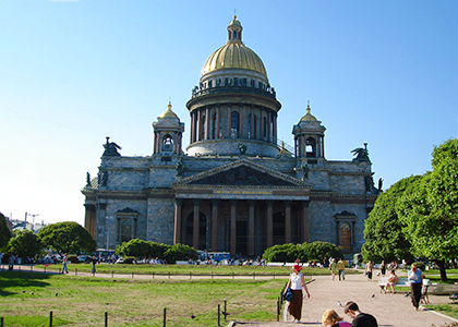 St. Isaac's Cathedral in St. Petersburg