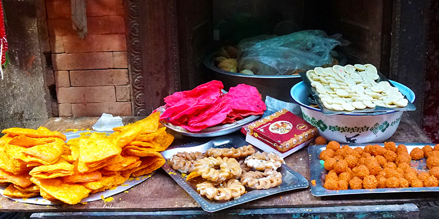 Street Fried Snacks in Nepal