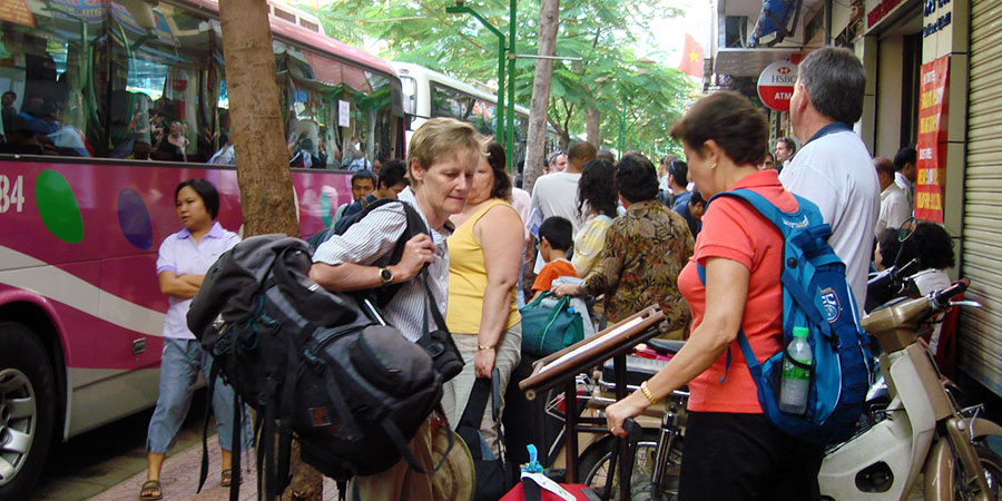 Street Scene in Vietnam