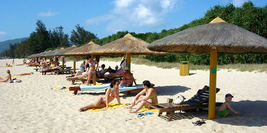 Sunbath at Ochheuteal Beach