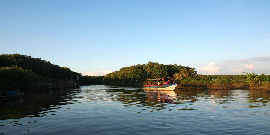 Boat on Tonle Sap Lake