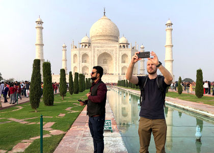 Take Pictures of the Taj Mahal