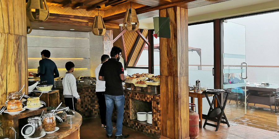 Tea House in Nepal Himalaya