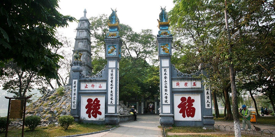 Temple at Hoan Kiem Lake