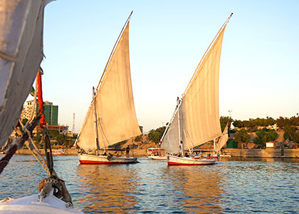 Felucca on Nile River