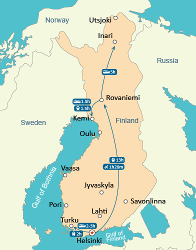 Finland Map