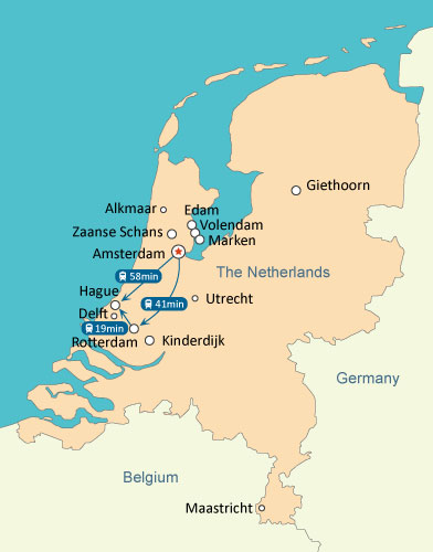 Netherlands Tours: Best Private Vacations to Amsterdam, Rotterdam