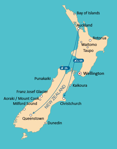 New Zealand Map