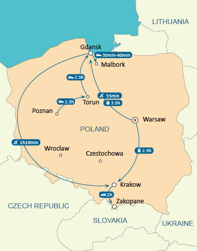 Poland Map