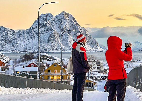 Snow Landscape in Norway