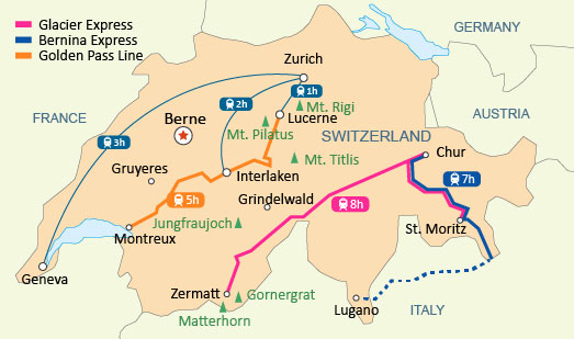Switzerland Map