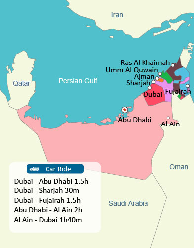 UAE Map