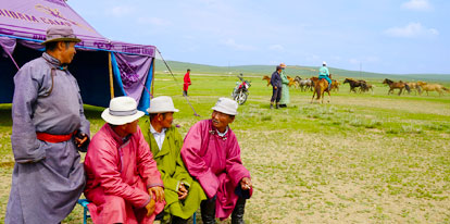 Mongolian herdsman