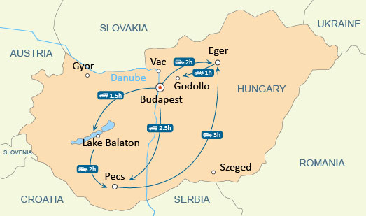 Hungary Map