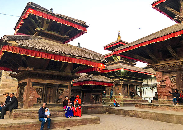 Local people in Kathmandu