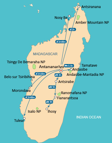 Madagascar Map