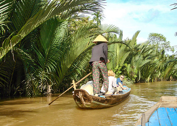 Boat Ride in Mekong Delta