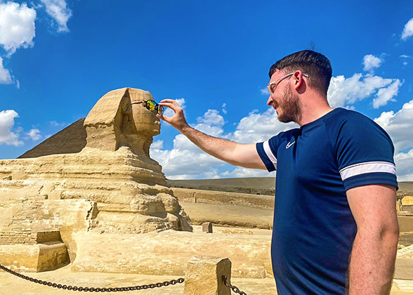 The Great Pyramids and Sphinx
