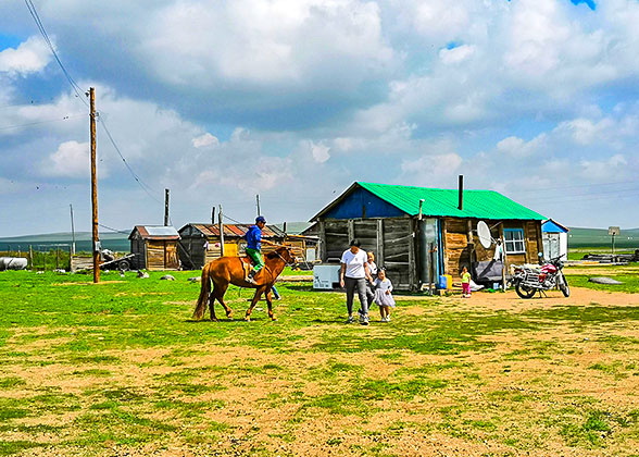 Mongolia Local Family