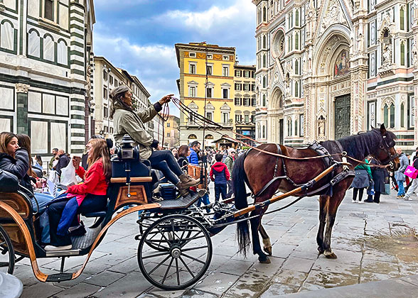 Horse-drawn Carriage, Florence